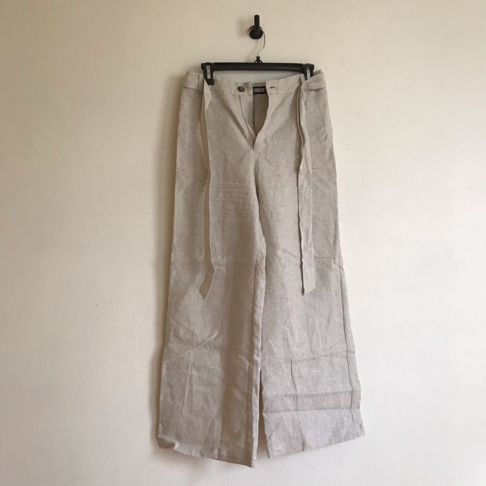 Reformation 100% Linen high waisted pants